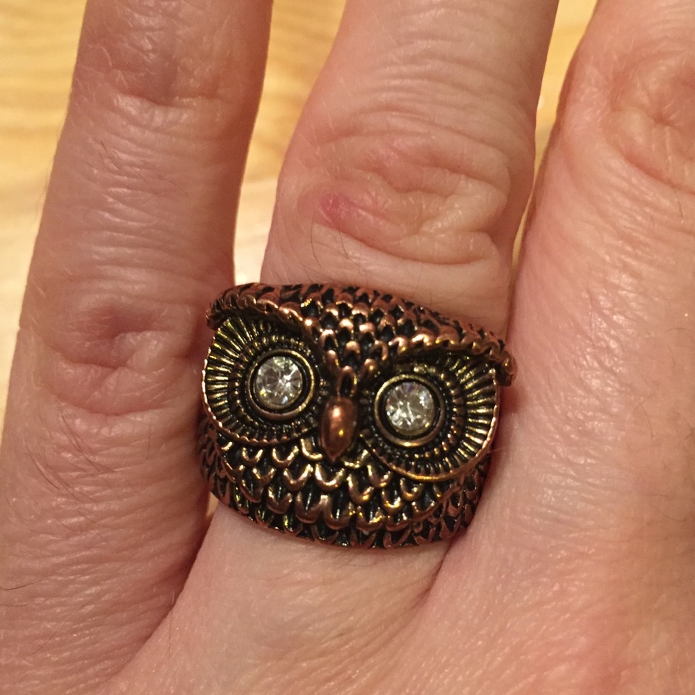 Final sale!! Copper owl ring